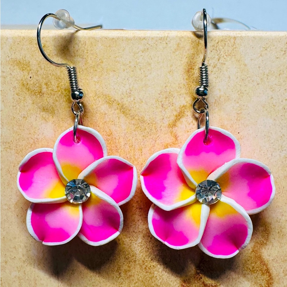 Plumeria Earrings